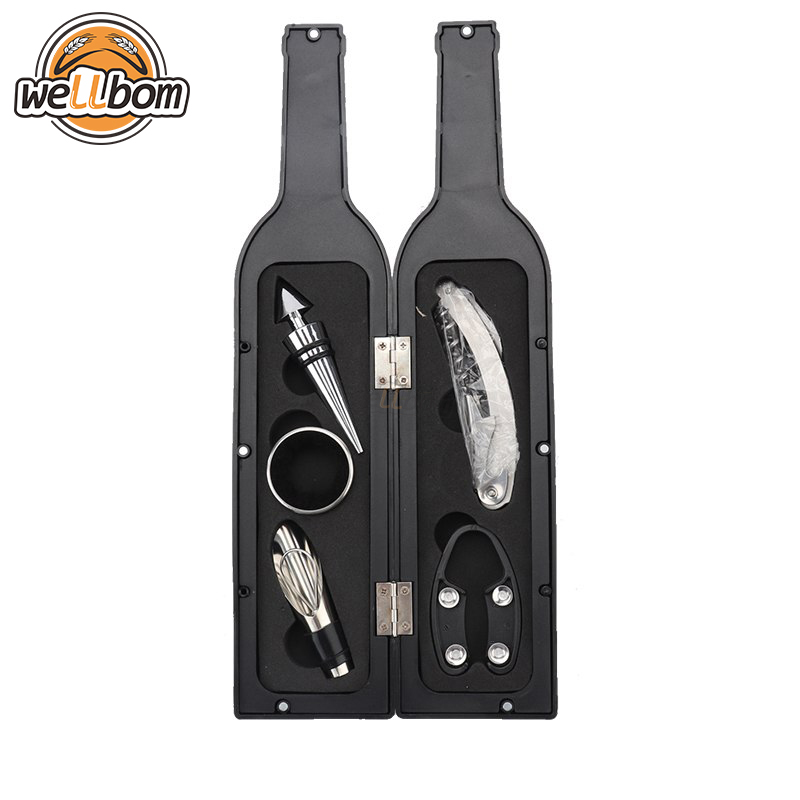 Wine Bottle Gift Set - Bottle Opener, Stopper, Drip Ring, Foil Cutter and Wine Pourer Wine Tool Set Corkscrew & Accessory Set,Tumi - The official and most comprehensive assortment of travel, business, handbags, wallets and more.